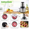 Food Processor for Meat, Vegetables, and More Great for Chopping, Slicing, and Grating