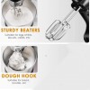 Stand Hand Mixer Blender with Rotating Bowl Kitchen Appliance for Baking and More