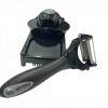 Miracle Peeler and Fixie Pizza Cutter All in One Kitchen Tool for Easy Meal Prep Buy 1 Get 1 Free