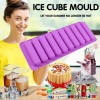 Rectangle Ice Cube Tray for Cracker Bars Make Long, Thin Ice Cubes for Water Bottles Pack of 04
