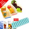 Multipurpose Fridge Storage Sliding Drawer & Rectangle Cracker Bar Ice Cube Tray (Buy 01 & Get 01 Free)