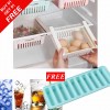 Fridge Storage Rack & Rectangle Cracker Bar Ice Cube Tray (Buy 01 & Get 01 Free)