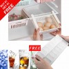 Fridge Storage Rack & Ice Cubes Tray (Buy 01 & Get 01 Free)