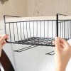 Shelf Hanger Basket Stainless Steel Wire Storage Rack