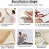 3D Wall Panels Peel and Stick Wallpaper White Pack Of 05