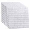 3D Wall Panels Peel and Stick Wallpaper White Pack Of 10