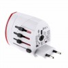 All In One Dupla Porta USB  US UK AU UE Universal Adaptador