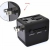 All In One Universal Travel Adapter With 2 USB Ports