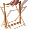 Bamboo Table with Serving Tray