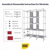 Smart Saver 8 Shelf Closet Organizer Wardrobe