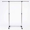 Single Pole Telescopic Movable Houseware Portable Clothes Rack