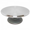 Stainless Steel Turntable Stand Rotating Cake Turntable for Decorating, Baking, and Serving