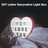 Light Box Heart Shape Night Lamp