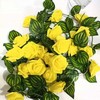 Yellow Roses with Leaves Fairy Decorative Lights