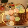 Led Cotton Balls Fairy Light