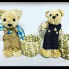 7Inch Cute Bear Basket Home Decor