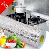 Kitchen Oil Proof Waterproof Stickers Aluminum Foil Pack Of 25
