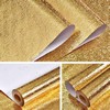 Kitchen Oil Proof Waterproof Stickers Aluminum Foil Golden Pack Of 20
