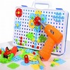 Toolbox Truck With Electric Drill Assemble Toy Set