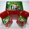 Kids Plastic Table & 2 Chairs Set