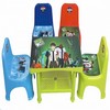 Kids Plastic Table & 2 Chairs Set