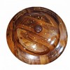 Wooden Handmade Tukri HOT POT with Steel inside