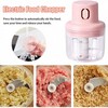 Mini Cordless Garlic Chopper Electric Food Processor for Garlic, Ginger, Onions, and More
