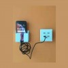 2.1 A 4 USB Ports Wall Socket Charger Electrical Panel Power Outlet (White)