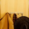 5 Hook Stainless Steel Bathroom Hangers Hook