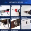 5 Hook Stainless Steel Bathroom Hangers Hook