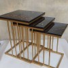Solid Square Tables Set Of 03