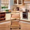 Folding Wooden Serving Tea Trolley