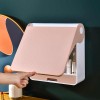 Wall Mounted Cosmetic Storage Box With Mirror