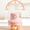 Mini Food Chopper Wireless Electric Garlic Mincer Portable for Vegetables Nut and More