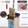 Squeeze Flat Floor Mop And Bucket Set With 2 Microfiber Mop