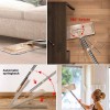 Squeeze Flat Floor Mop And Bucket Set With 2 Microfiber Mop