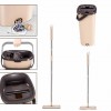 Squeeze Flat Floor Mop And Bucket Set With 2 Microfiber Mop
