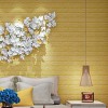 3D Wall Panels Peel And Stick Wallpaper Yellow Pack Of 05