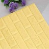 3D Wall Panels Peel And Stick Wallpaper Yellow Pack Of 05