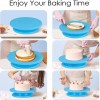 Rotating Cake Stand Professional Cake Decorating Turntable for Smooth Easy Frosting