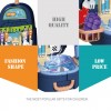 2 In 1 Mini Real Kitchen Electric Sink Wash Basin Toys Backpack For Kids