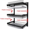 Dish Drying Wall Mount With Drain Tray