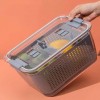3-in-1 Multifunctional  Fruit And Vegetable Storage Containers With Strainers