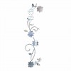 3D Removable Flower Mirror Wall Sticker