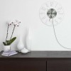 Easy To Read Modern LED Lighting Wall Time Clock With Color Changing Transparent Clock