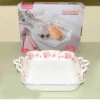Deep Square Serving Dish for Serving Soups, Salads, and More