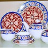 24 Piece Tea Set Elegant Teacups and Saucers for Tea Parties