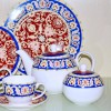 24 Piece Tea Set Elegant Teacups and Saucers for Tea Parties