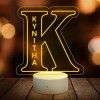 Customize 3d Letter Name Lamp Touch System