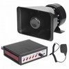Car Warning Alarm,5 Sounds Loud Electronic Horn
